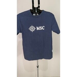 MSC Special Edition Exclusive Members Navy Blue T Shirt Size L